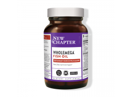 New Chapter Wholemega® Whole Fish Oil, 120 softgels